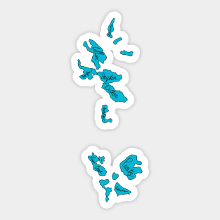 Three Sisters Glaciers Named Sticker